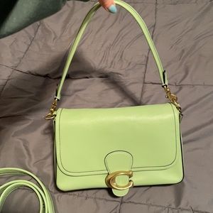 Coach Soft Tabby Shoulder Bag- Green